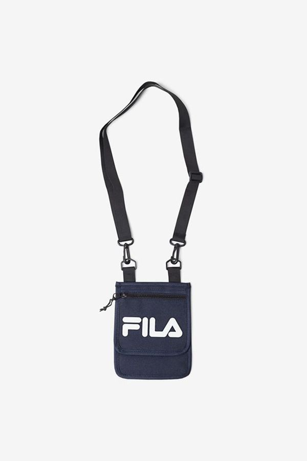 Fila Writer Neck Pouch Bags - Navy,NZ 943-43168